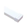 tapa final color blanco de pvc auto extinguible, para canaleta tmk1735, tmk1735sd (5390 02001)