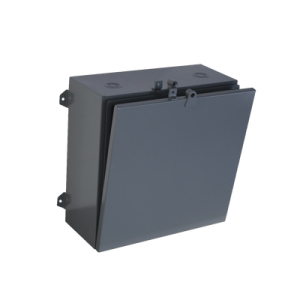 gabinete eléctrico de lamina galvanizada de 584 x 584 x 272 mm, auto extinguible, resistente a polvo, agua y rayos uv, color gris (thcge001)