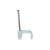 grapa para cable plano de 6mm color transparente (100pzs) (3210 00100)