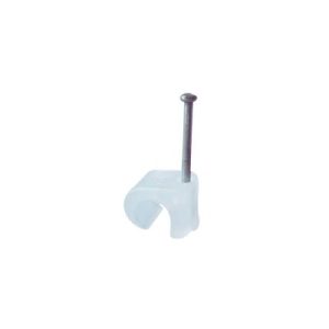 grapa para cable redondo de 7mm color transparente (100pzs) (3103 00100)
