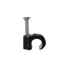 grapa reforzada para cable redondo de 7mm color negro (100pzs) (3103 00300)