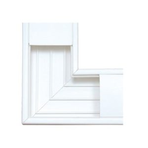 sección en "l" color blanco de pvc auto extinguible, para canaleta tek100 (5576 12100)