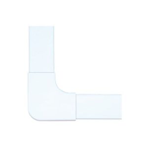 sección en "l" color blanco de pvc auto extinguible, para canaleta pt48 (6130 01002)