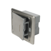 caja de piso con contacto eléctrico (duplex), resistente al agua, ip66 (con tapa cerrada) (11000 53201)