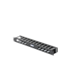 organizador de cables horizontal de 19", 1ur