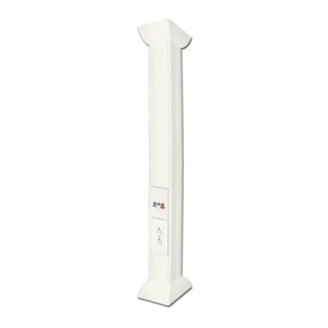 pole blanco de 3m para instalaciones eléctricas, voz y datos, no incluye accesorios, se venden por separado los modelos tek100duplex( accesorios de fijacion y contacto duplex) y tek100uni ( soporte y tapa universal) (13000 01000)
