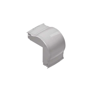 curva vertical externa color blanco para canaleta thr40