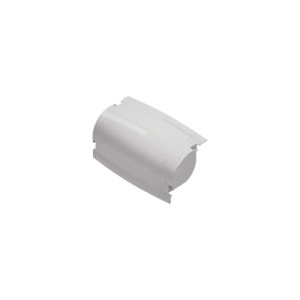 mini curva vertical externa color blanco para canaleta thr40