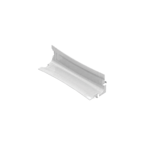 mini curva vertical interna color blanco para canaleta thr40