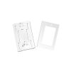 soporte y tapa universal color blanco de pvc auto extinguible, para canaleta tek100 (5595 10001)