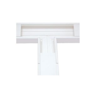 sección en "t" color blanco de pvc auto extinguible, para canaleta tek 100 (5576 13100)