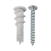 tpd taquete auto perforable color blanco (100pzs) (1301 01100)
