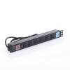 tomacorriente horizontal (pdu) de 6 contactos (nema 5 15r) + 2 usb para instalación en rack de 19", 1ur, 125 vca/ 15 a (the0040091001001)