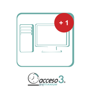 [bajo pedido] expansión (activacion adicional) para software de tiempo & asistencia compatible con sistemas de nomina / acceso3 titanium