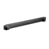 tapa ciega estándar de 19in, compatible con racks con rieles de orificio cuadrado, instalación sin herramienta, plano, 1 ur, color negro