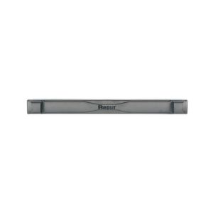 tapa ciega estándar de 19in, compatible con racks con rieles de orificio cuadrado, instalación sin herramienta, plano, 1 ur, color negro