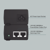 inyector poe+ (30w) / gigabit 802.3 af/at / 2 puertos 10/100/1000 mbps / plug and play / fuente alimientación integrada