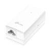 inyector poe pasivo de 48v (18 watts) / 2 puerto 10/100/1000 mbps / plug and play / montaje en pared