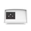 inyector poe pasivo de 48v (24 watts) / 2 puerto 10/100/1000 mbps / plug and play / montaje en pared