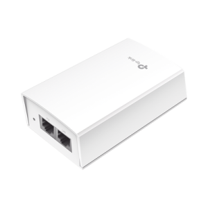 inyector poe pasivo de 48v (24 watts) / 2 puerto 10/100/1000 mbps / plug and play / montaje en pared