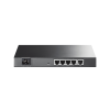 router balanceador de carga multi wan, 1 puerto lan 10/100 mbps, 1 puerto wan 10/100 mbps, 3 puertos auto configurables lan/wan, sesiones concurrentes 10,000 para pequeña oficina