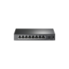 switch poe+ no administrable / de escritorio 8 puertos 10/100 mbps / 4 puertos poe af/at inteligente / presupuesto 66 w / hasta 250 metros