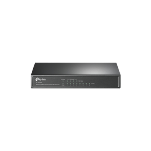 switch poe+ no administrable / de escritorio 8 puertos 10/100 mbps / 4 puertos poe af/at inteligente / presupuesto 66 w / hasta 250 metros