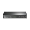 switch poe+ no administrable / de escritorio 9 puertos 10/100 mbps / 8 puertos poe af/at inteligente / presupuesto 65 w / hasta 250 metros