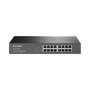 switch no administrable de 16 puertos 10/100 mbps de escritorio y para montaje en rack