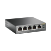 switch escritorio no administrable de 5 puertos 10/100/1000 mbps / con 4 puertos poe 802.3af/at de hasta 65 w / poe extendido hasta 250 metros