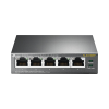 switch escritorio no administrable de 5 puertos 10/100/1000 mbps / con 4 puertos poe 802.3af/at de hasta 65 w / poe extendido hasta 250 metros