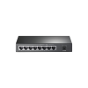 switch gigabit poe+ no administrable de 8 puertos 10/100/1000 mbps, solo 4 puertos poe, para escritorio