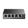switch administrable / escritorio easy smart / 5 puertos 10/100/1000 mbps / igmp para vigilancia / calidad en el servicio (qos) / gestión gui / recuperación automática poe