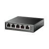 switch administrable / escritorio easy smart / 5 puertos 10/100/1000 mbps / igmp para vigilancia / calidad en el servicio (qos) / gestión gui / recuperación automática poe