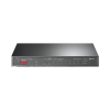 switch poe+ no administrable de escritorio 10 puertos / 8 puertos 10/100/1000 mbps poe af/at inteligiente / presupuesto 123 w / modo extendido hasta 250 metros