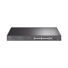 switch no administrable de 16 puertos 10/100/1000mbps y poe af/at, 2 puertos sfp hasta 250w.