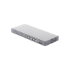 switch no administrable de 16 puertos 10/100/1000mbps y poe af/at, 2 puertos sfp hasta 250w.