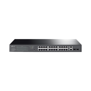 switch poe administrable 24 puertos 10/100/1000 mbps / 2 puertos sfp / 24 puertos poe af/at / presupuesto poe 250w /