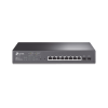 switch poe jetstream sdn administrable 8 puertos 10/100/1000 mbps + 2 puertos sfp, 8 puertos poe, 150w, administración centralizada omada sdn