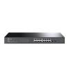 switch omada sdn administrable / 16 puertos gigabit y 2 puertos sfp / funciones sflow, qinq y qos / administración centralizada omada