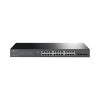 switch poe jetstream sdn administrable 24 puertos 10/100/1000 mbps + 4 puertos sfp, 24 puertos poe, 250w, administración centralizada omada sdn