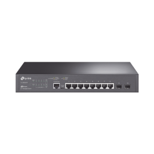 switch jetstream sdn administrable 8 puertos 10/100/1000 mbps + 2 puertos sfp, administración centralizada omada sdn