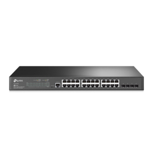 switch omada sdn administrable / 24 puertos gigabit y 4 puertos sfp / funciones sflow, qinq y qos / administración centralizada omada