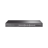 switch omada sdn administrable / 24 puertos gigabit y 4 puertos sfp+ / funciones sflow, qinq y qos / administración centralizada omada