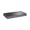 switch omada sdn administrable / 48 puertos gigabit y 4 puertos sfp / funciones sflow, qinq y qos / administración centralizada omada