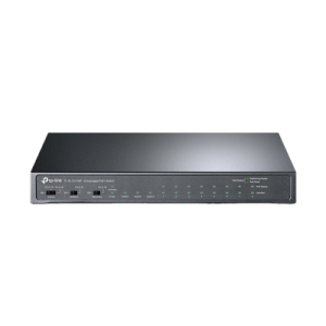 switch poe+ no administrable de escritorio 11 puertos / 8 puertos 10/100 mbps poe af/at inteligiente / presupuesto 124 w / hasta 250 metros
