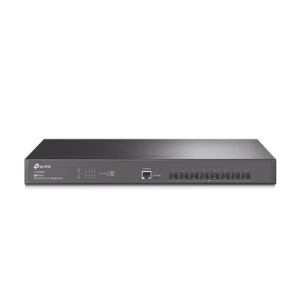 switch fibra Óptica l2+ omada / 8 puertos sfp+ 10g / 2 puertos consola (rj45 y micro usb) / administración centralizada omada o stand alone / multicast igmp / calidad de servicio / montaje en rack / silencioso (sin ventiladores)
