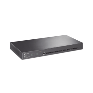 switch fibra Óptica l2+ omada / 16 puertos sfp+ 10g / 2 puertos consola (rj45 y micro usb) / administración centralizada omada o stand alone / multicast igmp / calidad de servicio / montaje en rack / silencioso (sin ventiladores)