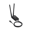 adaptador de alta potencia usb inalámbrico/ wifi n 300 mbps / frecuencia de 2.4 ghz / 2 antenas externas de 5 dbi / compatibilidad windows y linux