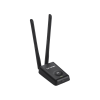 adaptador de alta potencia usb inalámbrico/ wifi n 300 mbps / frecuencia de 2.4 ghz / 2 antenas externas de 5 dbi / compatibilidad windows y linux